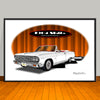 1964 Chevelle Malibu SS Convertible Muscle Car Art Print - 13" X 19" UNFRAMED