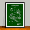 1964 Fender Guitar Patent Print - UNFRAMED