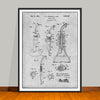 1964 Bottle Pourer Patent Print - Unframed