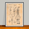 1964 Bottle Pourer Patent Print - Unframed