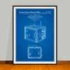 1964 Portable Television Receiver Patent Print - Unframed