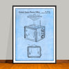 1964 Portable Television Receiver Patent Print - Unframed
