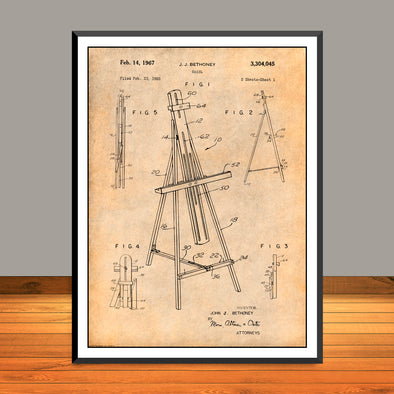 1965 Easel Patent Print - Unframed
