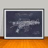 1966 AR15 Assault Rifle M-16 Patent Print - UNFRAMED