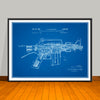 1966 AR15 Assault Rifle M-16 Patent Print - UNFRAMED