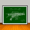 1966 AR15 Assault Rifle M-16 Patent Print - UNFRAMED