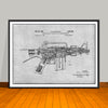 1966 AR15 Assault Rifle M-16 Patent Print - UNFRAMED