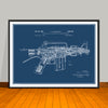 1966 AR15 Assault Rifle M-16 Patent Print - UNFRAMED
