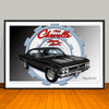 1966 Chevrolet Chevelle SS Gear Muscle Car Art Print - 13" X 19" UNFRAMED