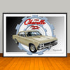 1966 Chevrolet Chevelle SS Gear Muscle Car Art Print - 13" X 19" UNFRAMED