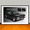 1966 Chevrolet Chevelle SS Hardtop Muscle Car Art Print - 13" X 19" UNFRAMED