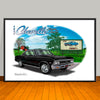 1966 Chevelle SS Muscle Car Art Print - 13" X 19" UNFRAMED