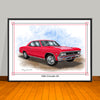 1966 Chevrolet Chevelle SS Muscle Car Art Print - 18" X 24" UNFRAMED