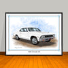 1966 Chevrolet Chevelle SS Muscle Car Art Print - 18" X 24" UNFRAMED