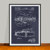 1966 Fender Guitar Patent Print - Unframed