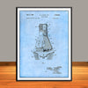 1966 Gemini Space Capsule Patent Print - UNFRAMED
