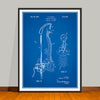 1967 Chiropractic Vertebra Structure Patent Print - UNFRAMED