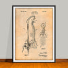 1967 Chiropractic Vertebra Structure Patent Print - UNFRAMED