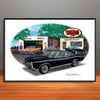 1967 Pontiac GTO Muscle Car Art Print - 13" X 19" UNFRAMED