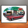 1967 Pontiac GTO Muscle Car Art Print - 13" X 19" UNFRAMED