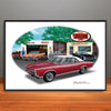 1967 Pontiac GTO Muscle Car Art Print - 13" X 19" UNFRAMED