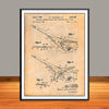 1967 Boeing Supersonic Airplane Patent Print - UNFRAMED