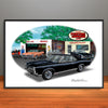1967 Pontiac GTO Muscle Car Art Print - 13" X 19" UNFRAMED