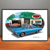 1967 Pontiac GTO Muscle Car Art Print - 13" X 19" UNFRAMED