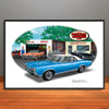 1967 Pontiac GTO Muscle Car Art Print - 13" X 19" UNFRAMED