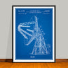 1967 Selby Satellite Tracking Disk Patent Print - Unframed