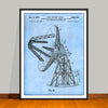 1967 Selby Satellite Tracking Disk Patent Print - Unframed