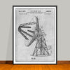 1967 Selby Satellite Tracking Disk Patent Print - Unframed