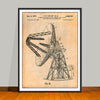 1967 Selby Satellite Tracking Disk Patent Print - Unframed