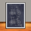 1968 Stingray Bicycle Patent Print - UNFRAMED