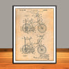 1968 Stingray Bicycle Patent Print - UNFRAMED