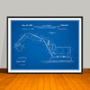 1969 Backhoe Excavator Patent Print - UNFRAMED