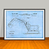 1969 Backhoe Excavator Patent Print - UNFRAMED