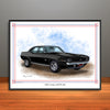 1969 Chevrolet Camaro RS SS 396 Muscle Car Art Print 18" X 24" UNFRAMED