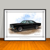 1969 Plymouth Roadrunner 383 Muscle Car Art Print - 18" X 24" UNFRAMED