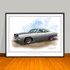 1969 Plymouth Roadrunner 383 Hood Stripes Muscle Car Art Print - 18" X 24" UNFRAMED