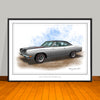 1969 Plymouth Roadrunner 383 Hood Stripes & Vinyl Top Muscle Car Art Print - 18" X 24" UNFRAMED