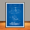 1969 UH-1 Huey Helicopter Patent Print - Unframed
