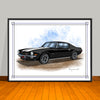 1970 Chevrolet Camaro Z28 Muscle Car Art Print 18" X 24" UNFRAMED