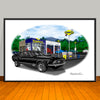 1970 Ford Mustang Mach 1 Muscle Car Art Print - 13 X 19 UNFRAMED