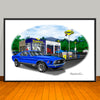 1970 Ford Mustang Mach 1 Muscle Car Art Print - 13 X 19 UNFRAMED
