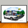 1970 Ford Mustang Mach 1 Muscle Car Art Print - 13 X 19 UNFRAMED