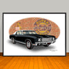 1970 Chevrolet Monte Carlo Vinyl Top Muscle Car Art Print - 13" X 19" UNFRAMED