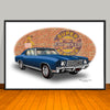 1970 Chevrolet Monte Carlo Vinyl Top Muscle Car Art Print - 13" X 19" UNFRAMED