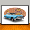 1970 Chevrolet Monte Carlo Muscle Car Art Print - 13" X 19" UNFRAMED