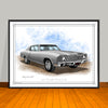 1970 Chevrolet Monte Carlo Muscle Car Art Print - 18" X 24" UNFRAMED